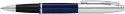 Cross Calais Rollerball Pen - Translucent Blue Chrome Trim - Picture 1