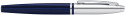 Cross Calais Rollerball Pen - Translucent Blue Chrome Trim - Picture 3