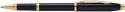 Cross Century II Rollerball Pen - Black Lacquer Gold Trim - Picture 1