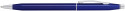 Cross Classic Century Ballpoint Pen - Translucent Blue Chrome Trim - Picture 1