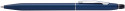 Cross Click Ballpoint Pen - Midnight Blue Chrome Trim - Picture 1