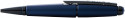 Cross Edge Rollerball Pen - Matte Blue Lacquer PVD Trim - Picture 3