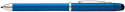 Cross Tech3+ Multipen - Metallic Blue Chrome Trim - Picture 1