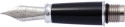 Diplomat Excellence Black Nib Section - Stainless Steel - Extra Fine