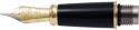 Diplomat Excellence Nib - Stainless Steel Gold Plated - Medium