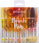 Ecoline Brush Pen Set - Skin Colours (Pack of 10)