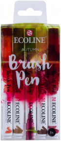 Ecoline Brush Pen Set - Autumn Colours (Pack of 5)