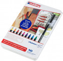 Edding 1300 Fibre Tip Pens - Assorted Colours (Tin of 10)
