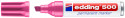 Edding 500 Permanent Marker - Chisel Tip - Broad - Pink