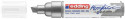 Edding 5000 Acrylic Paint Marker - Chisel Tip - Broad - Matte Silver