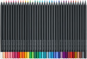 Faber-Castell Black Edition Colouring Pencils - Assorted Colours (Pack of 36) - Picture 1