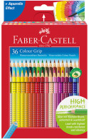 Faber-Castell Colour Grip Pencils - Assorted Colours (Pack of 36)