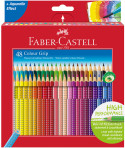 Faber-Castell Colour Grip Pencils - Assorted Colours (Pack of 48)