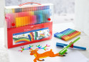 Faber-Castell Connector Fibre Tip Pens - Assorted Colours (Pack of 80) - Picture 1