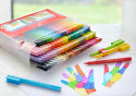 Faber-Castell Connector Fibre Tip Pens - Assorted Colours (Pack of 80) - Picture 2