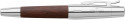 Faber-Castell e-motion Rollerball Pen - Dark Wood and Chrome - Picture 1
