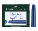 Faber-Castell Ink Cartridge - Blue (Pack of 6)