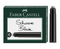 Faber-Castell Ink Cartridge - Black (Pack of 6)