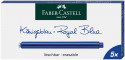 Faber-Castell Long Ink Cartridge - Erasable Blue (Pack of 5) - Picture 1