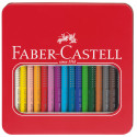 Faber-Castell Jumbo Grip Colouring Pencils - Assorted Colours (Tin of 16)