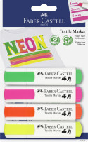 Faber-Castell Textile Marker - Neon (Set of 4)