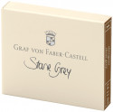 Graf von Faber-Castell Ink Cartridge - Stone Grey (Pack of 6)