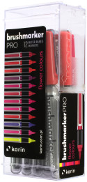 Karin Brushmarker PRO Set - Flower Colours (Pack of 12)