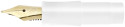 Kaweco Classic Sport Nib with White Grip - Gold Plated - Extra Broad