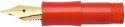 Kaweco Classic Sport Nib with Red Grip - Gold Plated - Fine