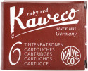 Kaweco Ink Cartridges - Ruby Red (Pack of 6)