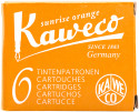 Kaweco Ink Cartridges - Sunrise Orange (Pack of 6)