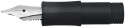 Kaweco Skyline Sport Nib with Black Grip - Stainless Steel - Extra Fine