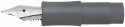Kaweco Skyline Sport Nib with Grey Grip - Stainless Steel - Medium
