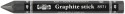 Koh-I-Noor 8971 Jumbo Woodless Graphite Pencil - 4B (Pack of 12)