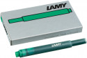 Lamy T10 Ink Cartridges - Green (Pack of 5)