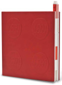 Lego 2.0 Locking Notebook with Gel Pen - Red