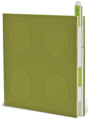 Lego 2.0 Locking Notebook with Gel Pen - Lime