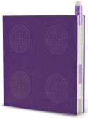 Lego 2.0 Locking Notebook with Gel Pen - Lavender