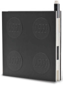 Lego 2.0 Locking Notebook with Gel Pen - Grey