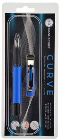 Manuscript Curve Fountain Pen - Blue