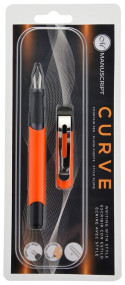 Manuscript Curve Fountain Pen - Orange