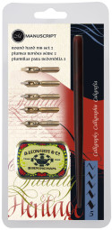 Manuscript Dip Pen Nib Set - Leonardt Round Hand Set 2