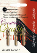 Manuscript Dip Pen Nib Set - Round Hand 1