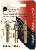 Manuscript Dip Pen Nib Set - Round Hand 2