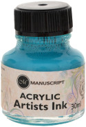 Manuscript Dip Pen Acrylic Ink - 30ml - Turquoise