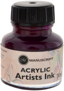 Manuscript Dip Pen Acrylic Ink - 30ml - Purple