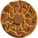 Manuscript Decorative Sealing Coin - Foliage