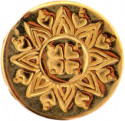 Manuscript Large Decorative Sealing Coin - Mandala