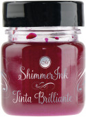 Manuscript Shimmer Ink Bottle 25ml - Frosted Berry