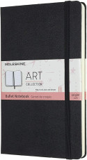 Moleskine Art Hardback Large Notebook - Bullet - Black